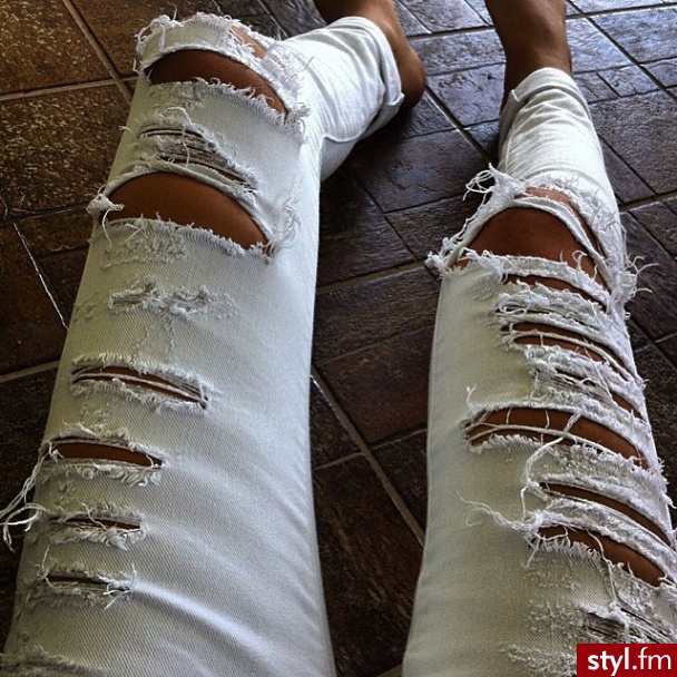Jeansy Spodnie Moda