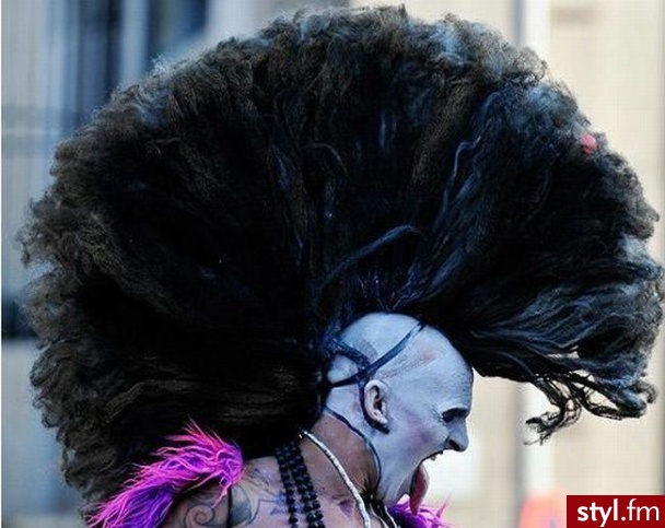 Punk Rock Alternatywne Średnie Fryzury