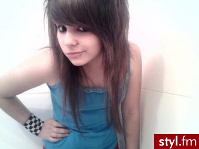 EMO Alternatywne Średnie Fryzury