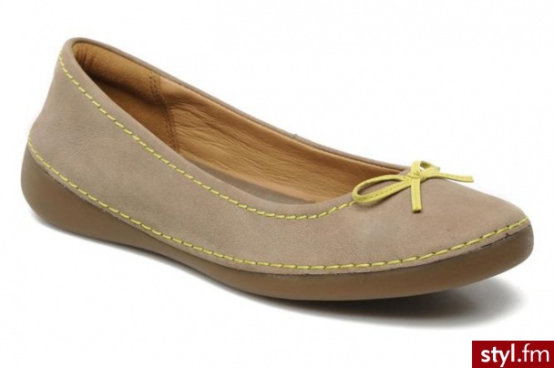 Clarks Balerinki Fashion Icon by (Brązowy) - Balerinki Buty Moda