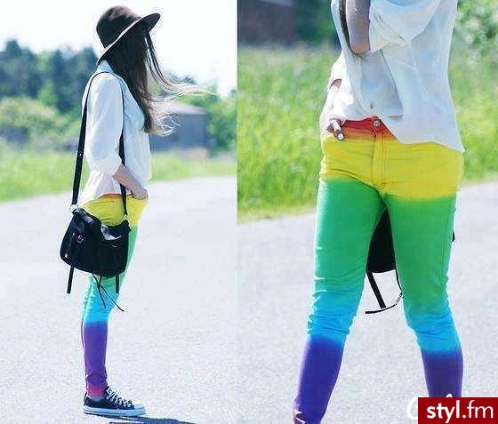 Jeansy Spodnie Moda