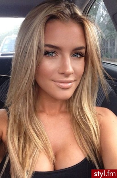 Blond Rozpuszczone Proste Na co dzień Długie Fryzury