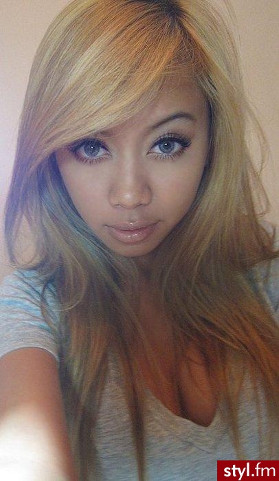 Blond Rozpuszczone Proste Na co dzień Długie Fryzury