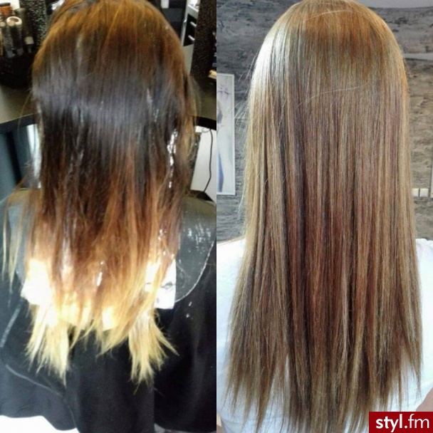Salon Janette Chrzanów - Blond Rozpuszczone Proste Na co dzień Długie Fryzury