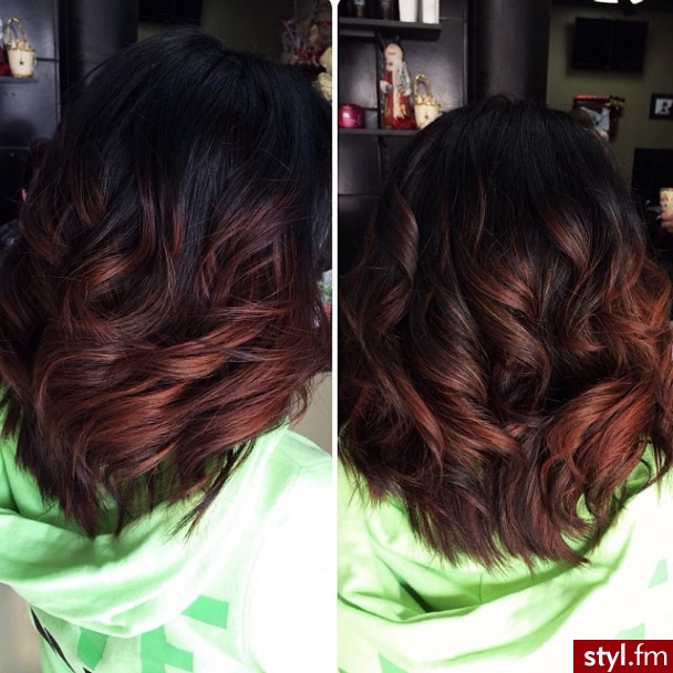 Brązowe Rozpuszczone Kręcone Na co dzień Średnie Fryzury