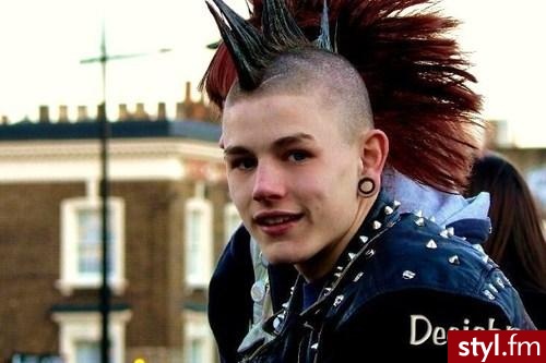Punk Rock Alternatywne Średnie Fryzury