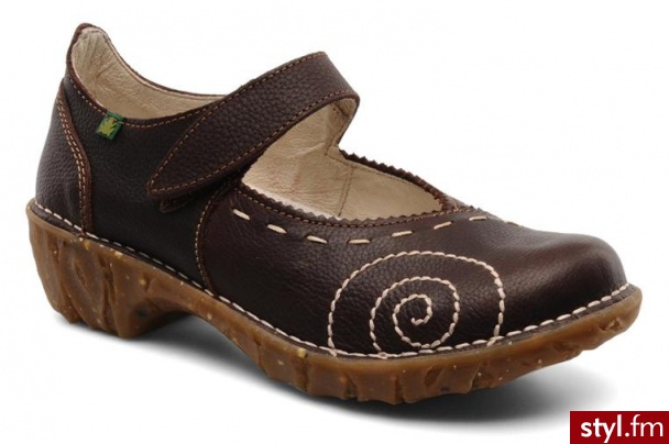 El Naturalista CZÓŁENKA IGGDRASIL N°95 BY EL NATURALISTA (Brązowy) - Czółenka Buty Moda