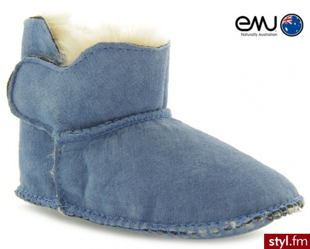 Emu KOZACZKI BABY BOOTIE BLUE - Emu Buty Moda