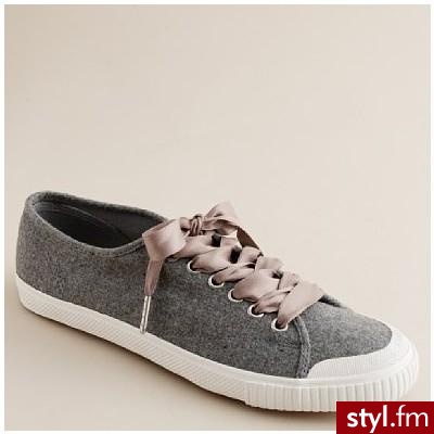 Tretorn® wool flannel sneakers - J.Crew - J Crew - Polyvore. Pobrano ze strony: http://www.polyvore.com/tretorn_wool_flannel_sneakers_crew/thing?id=21115267 - Pozostałe Buty Moda