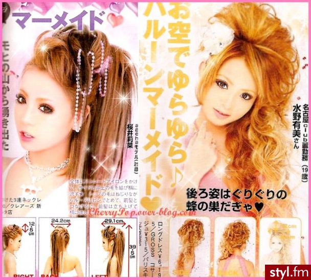 gyaru - Długie Fryzury