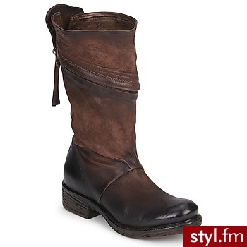 Air Step Buty SIDNEY Brown - Kozaki Buty Moda