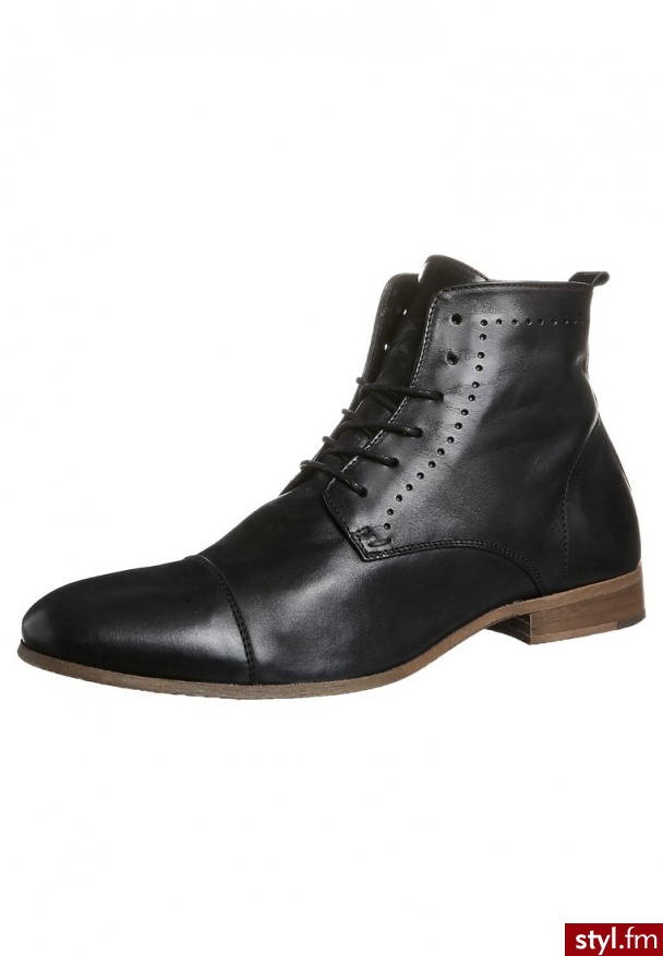 zign Botki sznurowane czarny (MMAzDA 600.03) - Botki Buty Moda