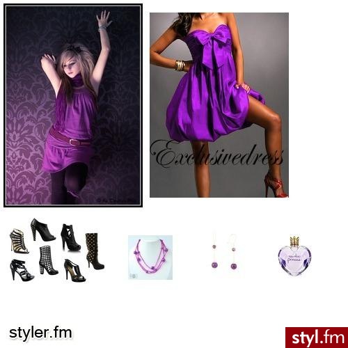 to mi się podoba:). fioletowo - Styler
