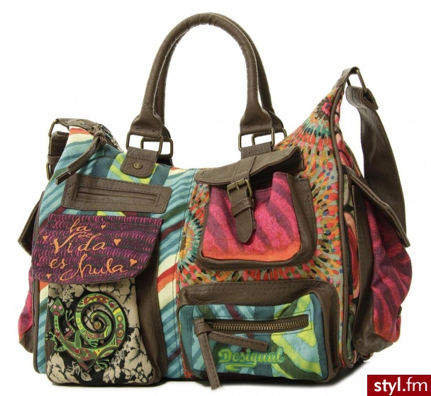 Desigual KOLOROWA TORBA ACROSS BODY BAG - Body Bielizna Moda