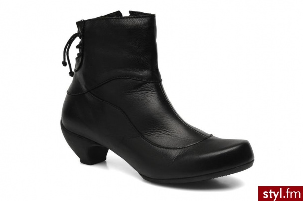 Sergio Tomani PÓŁBUTY I BOTKI ALDABA 1516 C BY (Czarny) - Botki Buty Moda