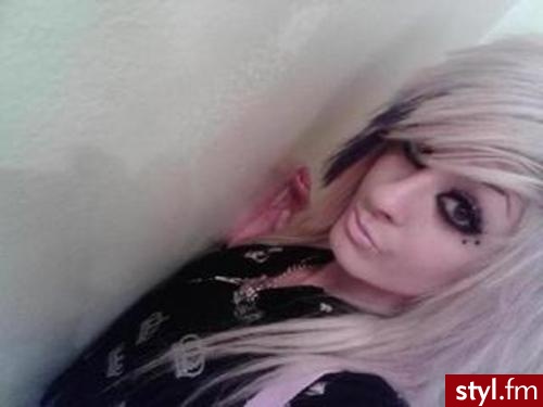EMO Alternatywne Średnie Fryzury