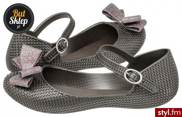 Mel By Melissa Buty  Blueberry Ii Silver Glitter (32105/51968) - Balerinki Buty Moda