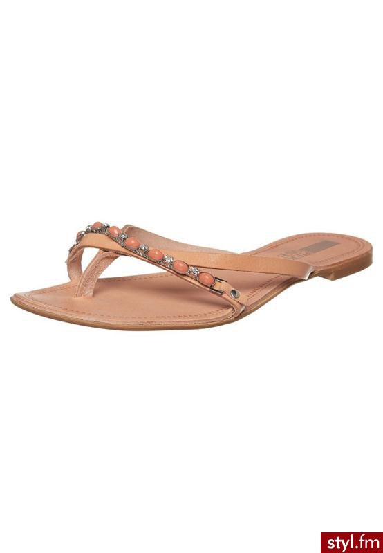Pier One Japonki brązowy 6530 - Klapki Buty Moda