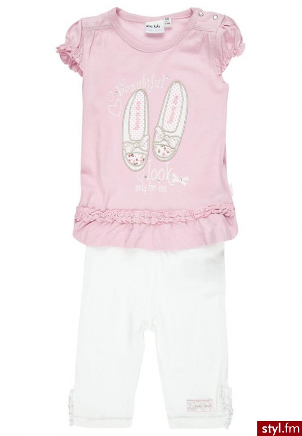 Blue Seven Legginsy różowy - Leginsy Spodnie Moda
