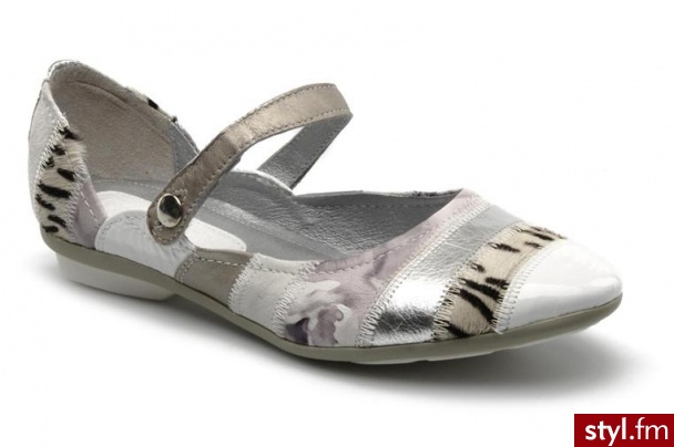 Pataugas BALERINKI THOMAS W BY PATAUGAS (Biały) - Balerinki Buty Moda