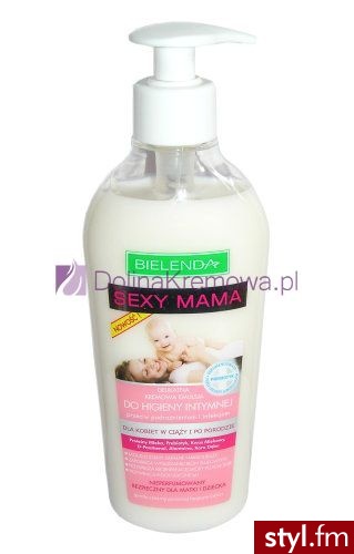 BIELENDA Sexy Mama - Delikatna kremowa emulsja do higieny intymnej dla kobiet w ciąży i po porodzie 300 ml - Emu Buty Moda