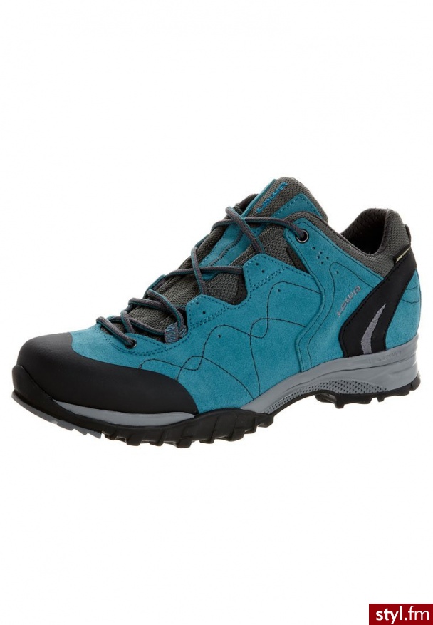 Lowa FOCUS GTX LO Sznurowane sportowe turkusowy - Sportowe Buty Moda