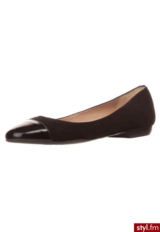 Pier One Baleriny czarny - Balerinki Buty Moda