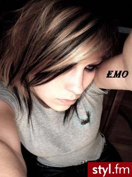 EMO Alternatywne Średnie Fryzury