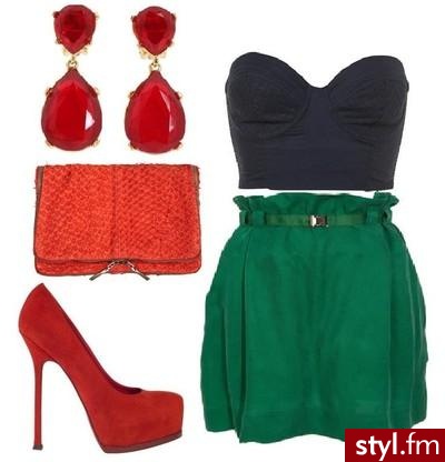 Średnie Spódnice Moda