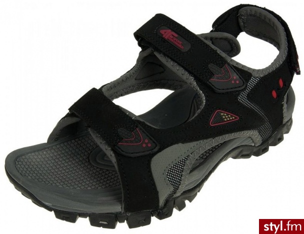 Sandały męskie Sam008 Czarny - Sandały Buty Moda