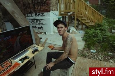 Czarne Punk Rock Alternatywne Krótkie Męskie Fryzury