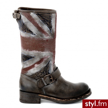 Venezia KOZAKI 2202 GRI VERD - Kozaki Buty Moda