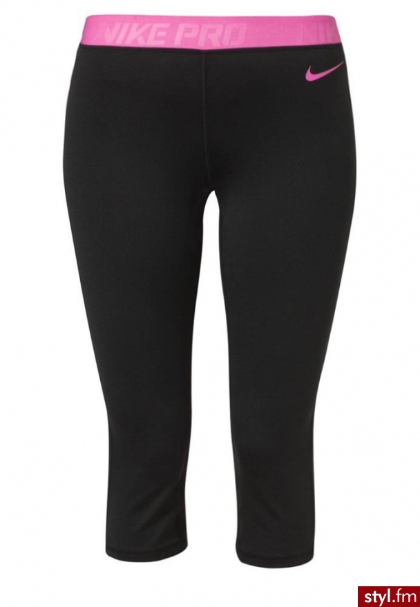 Nike Performance PRO FLASH CAPRI Rajstopy (522696) czarny - Leginsy Spodnie Moda