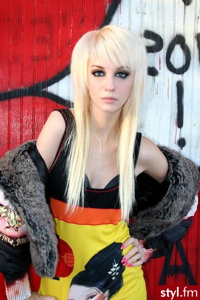 EMO Alternatywne Średnie Fryzury