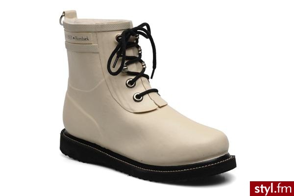 Ilse Jacobsen PÓŁBUTY I BOTKI RUB2 BY (Beżowy) - Botki Buty Moda