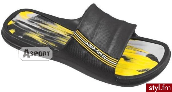 Klapki DAKOTA czarne Aqua-Speed ( 484-blk ) - Klapki Buty Moda