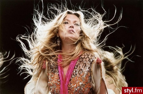Kate Moss - Długie Fryzury