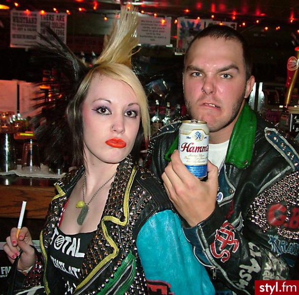 Punk Rock Alternatywne Średnie Fryzury