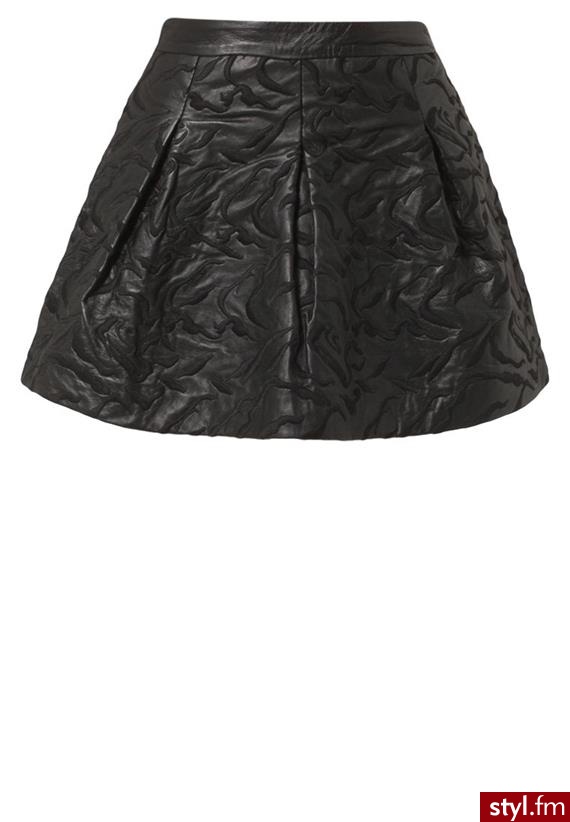 American Retro MARGOT Spódnica skórzana czarny (QMRGSK) - Pozostałe Spódnice Moda
