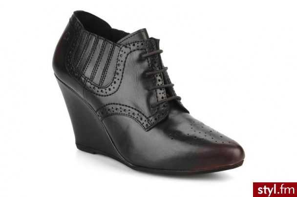 Bronx PÓŁBUTY I BOTKI HYPE BY BRONX (Czarny) - Botki Buty Moda