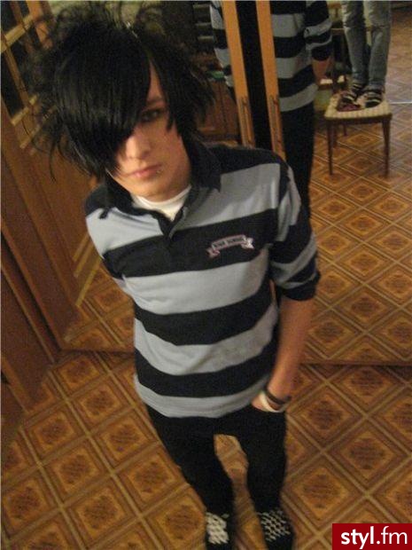 EMO Alternatywne Średnie Fryzury