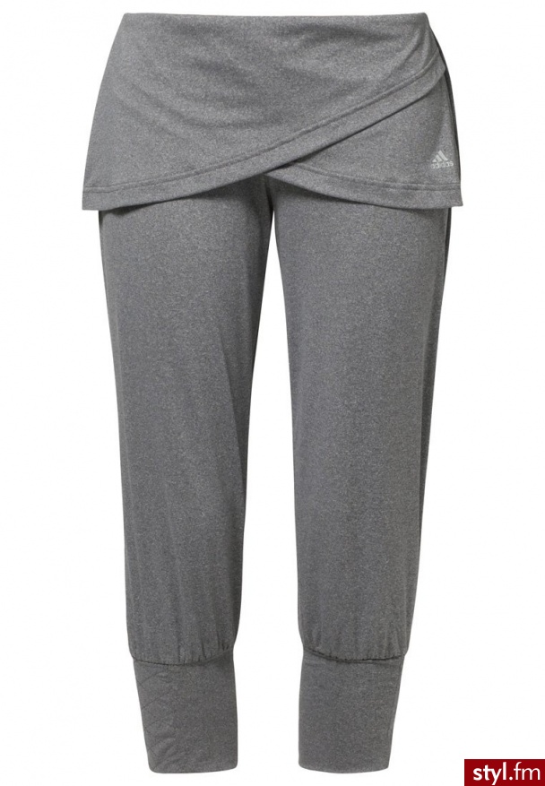 Adidas Spodnie Treningowe Szary (z22421) - Pozostałe Spodnie Moda