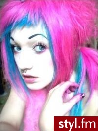 EMO Alternatywne Średnie Fryzury