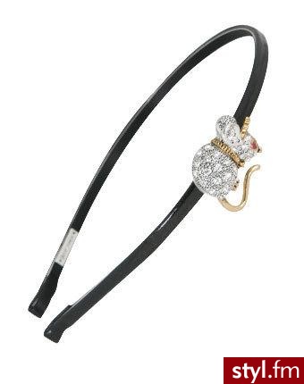 opaska z myszką - Betsey Johnson - 49$ - Nakrycia głowy Dodatki Moda