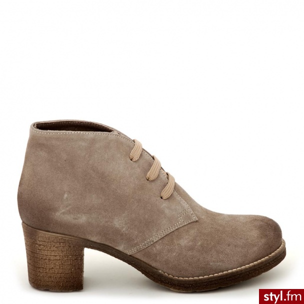 Venezia BOTKI SZNUROWANE 9501 CRO ALMO - Botki Buty Moda