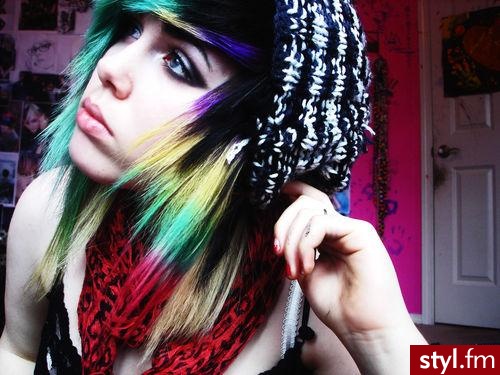 Punk Rock Alternatywne Średnie Fryzury