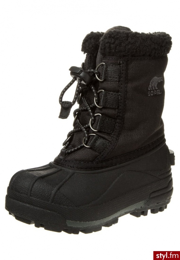 Sorel YOUTH CUMBERLAND II Śniegowce czarny (NC1791) - Pozostałe Buty Moda