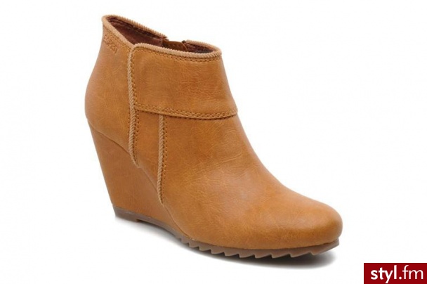 Esprit PÓŁBUTY I BOTKI FINUS ANKLE BOOTIE BY ESPRIT (Brązowy) - Botki Buty Moda