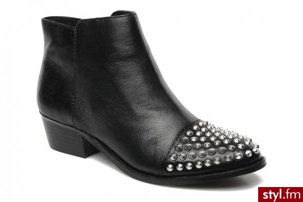 Steve Madden Półbuty i botki PRAQUE (Czarny) - Botki Buty Moda