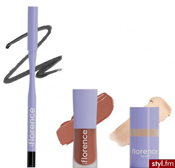 florence by mills wypuściła nowy set kosmetyczny - Outta Sight! Zawiera aksamitną pomadkę w płynie Be a VIP w limitowanym odcieniu Wow Factor, rozświetlacz w limitowanej edycji Self-Love oraz trwały eyeliner Whats My Line. Idealne dla początkujących! - Kosmetyki